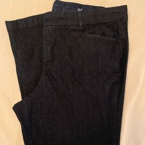 Dark blue denim trouser, size 20.